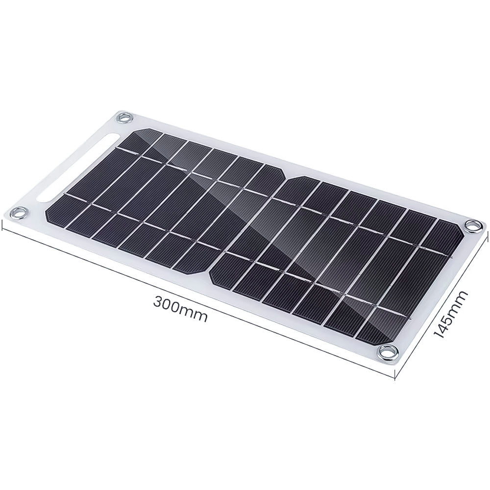 Mini Placa Painel de Energia Solar Portatil 35W 5V, 300mm x 145mm